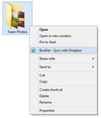 How to setup a folder synchronization